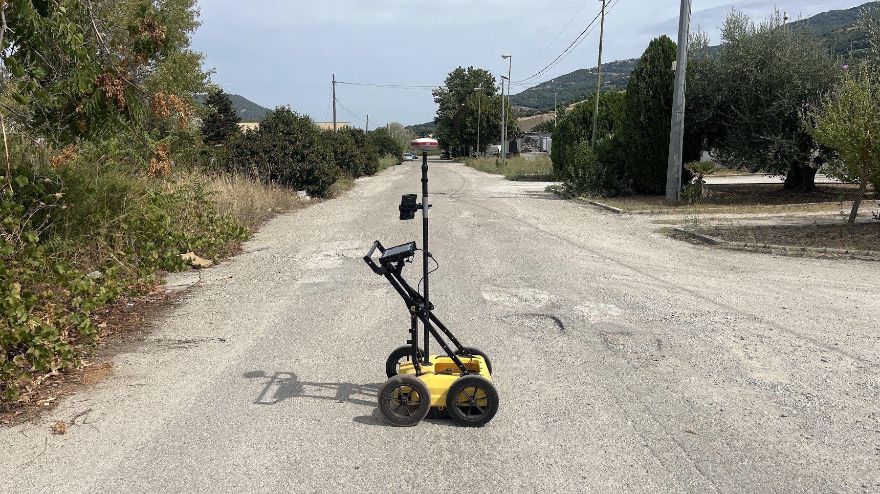 Georadar sul tracciato stradale