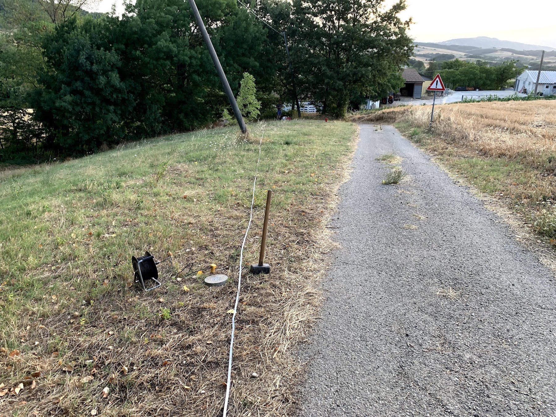 Allestimento lungo strada