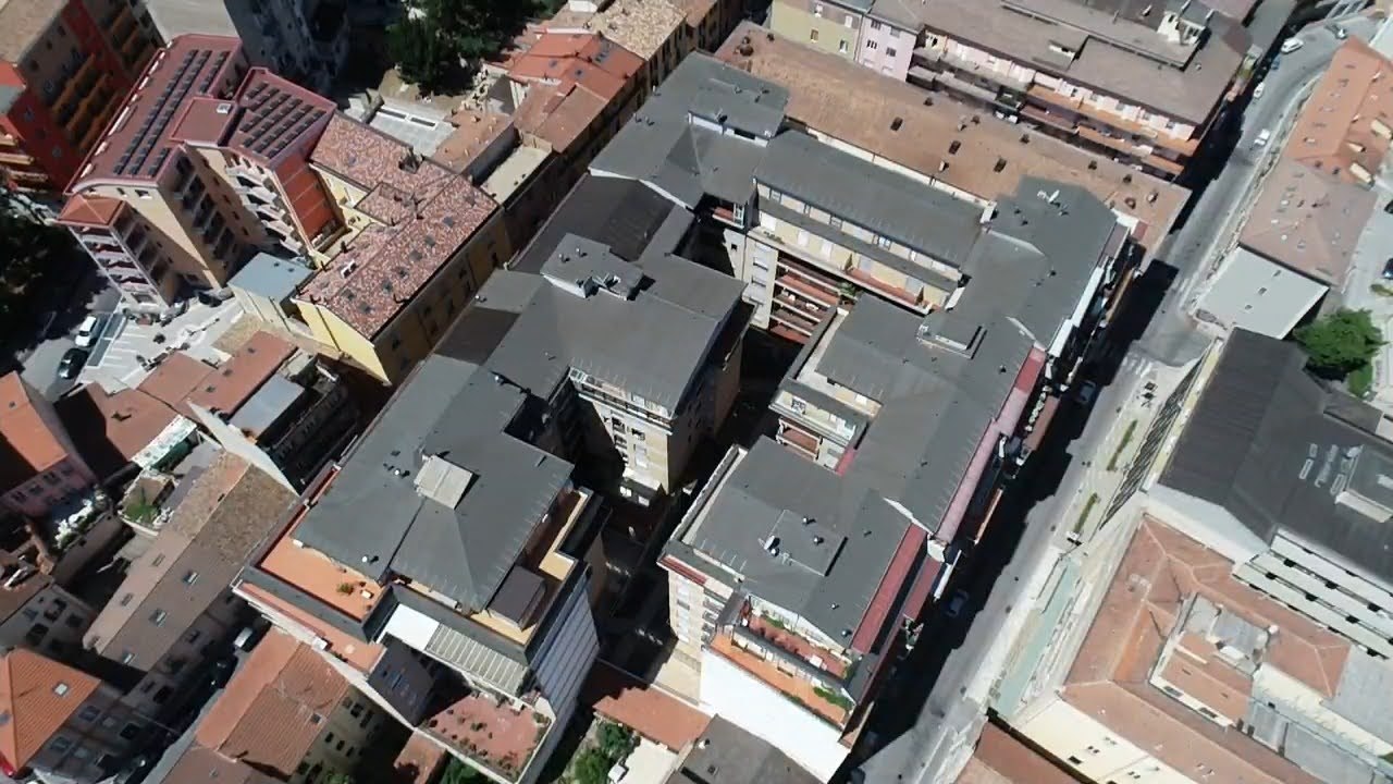 Rilievo aereo in area urbana